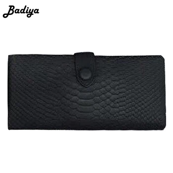 

Long Wallet Women's Crocodile Pattern Multi-card Slots Card Holder Vintage Phone Bag Coin Purse Hasp Zipper Clutch Bag for Lady