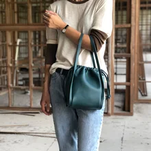 Тип Наклонная Сумка ремень с рисунком Корейская голова слой мягкий хлопок кожа