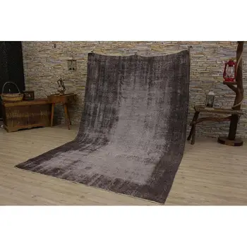 

Gray Handwoven Rug, Turkish Area Rug, Anatolian Rug, Old Vintage Kilim