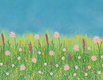 

Outdoor photo flower field backgrounds vinyl fabric newborns baby photography backdrops in Photo Studio props Photophone NB-324
