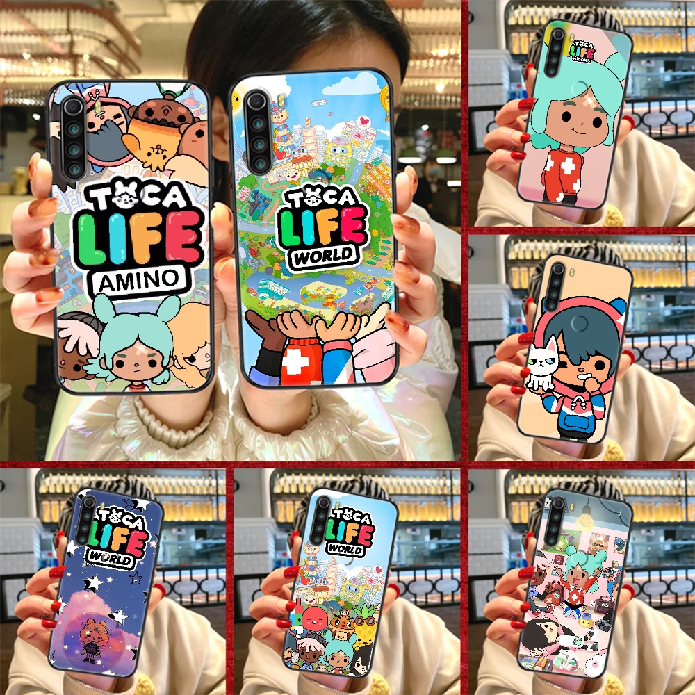Toca Boca Toca Life World Game Phone Case For Xiaomi Redmi Note 7 7a 8 8t 9 9a 9s 10 K30 Pro Ultra Black Trend Cell Cover Art Phone Case Covers Aliexpress