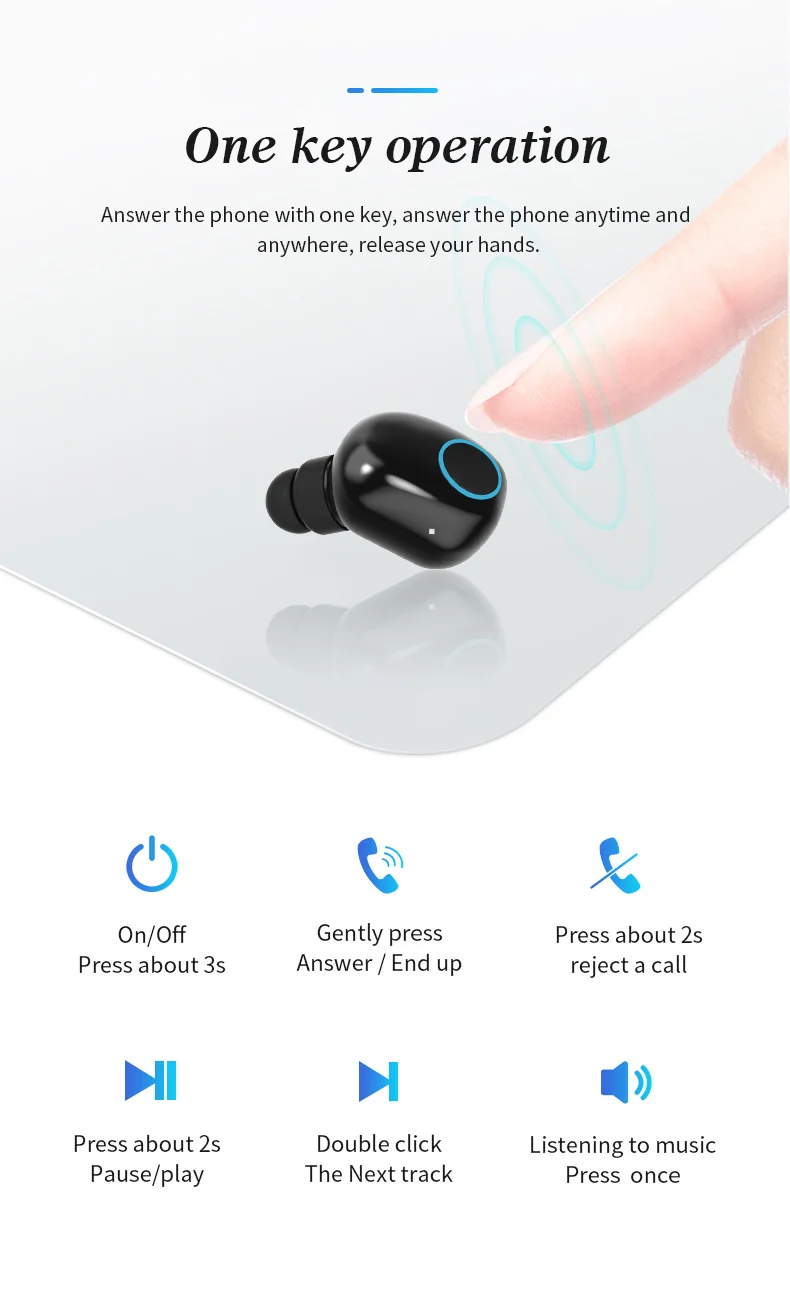 KYCXD TWS bluetooth 5,0 наушники 3D стерео беспроводные наушники с двойным микрофоном мини спортивные наушники