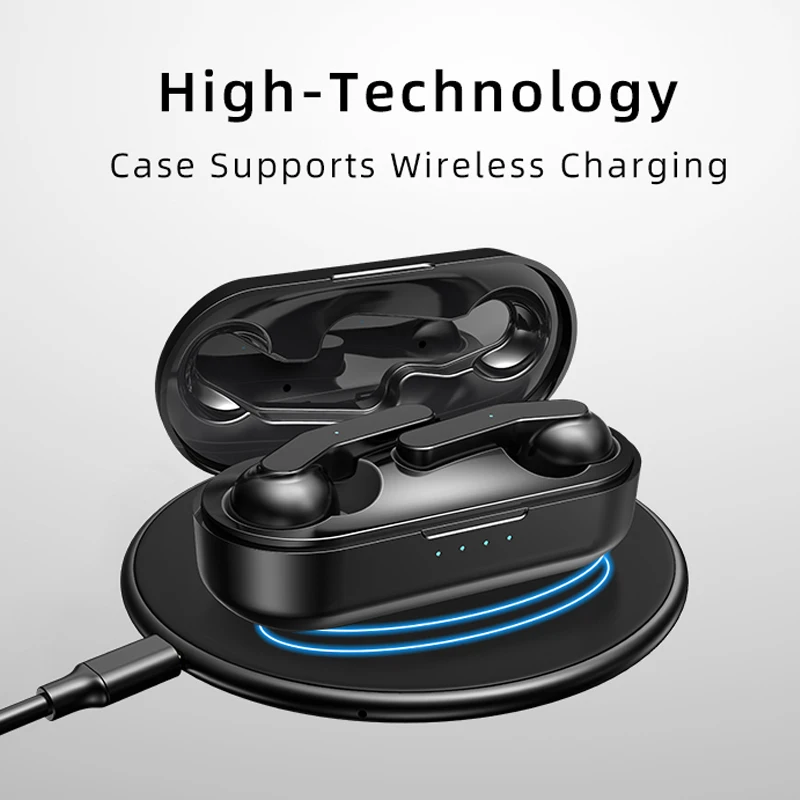 Awei T10C Handsfree Bluetooth Earphone Headset True Wireless TWS Headphone 5.0 Earbuds For In Ear Buds Phone Mobile Blutooth HD