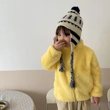 

Autumn And Winter New Children Clothes Plush Jackets Baby Boys Coat To Keep Warm Toddler Girls Outwear