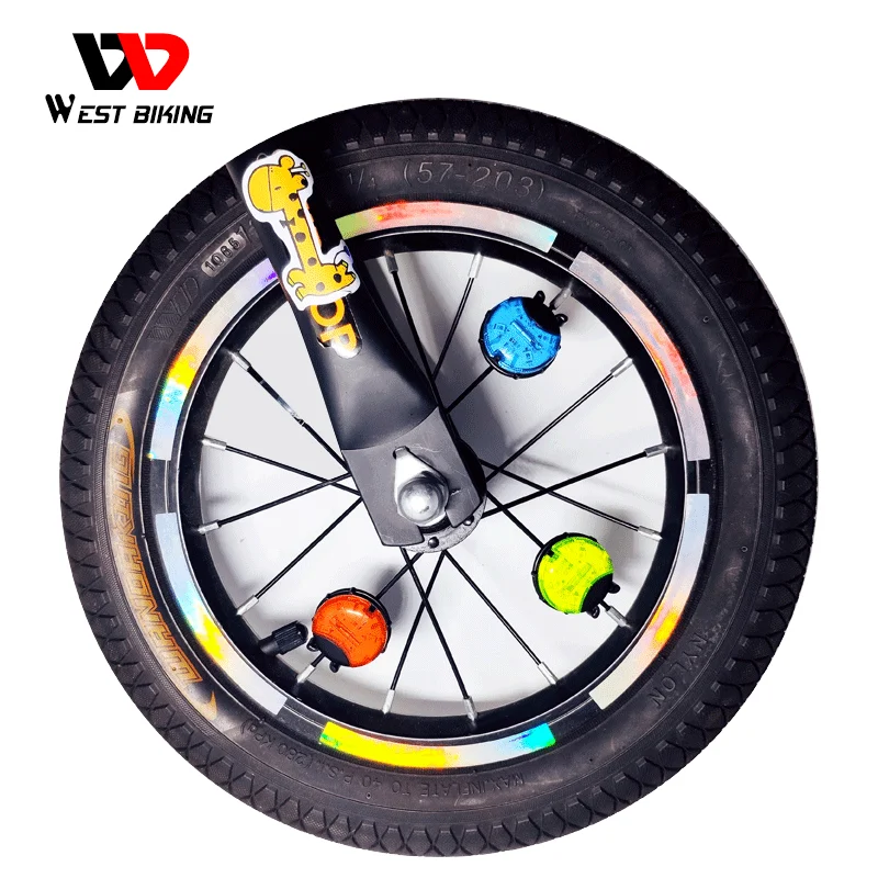 

WEST BIKING Bicycle Spoke Lights Multi-purpose Ladybug shape Light Bike Decoration Lights Led Lights Wheels Night Warning Light