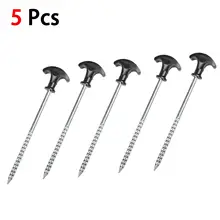 5 шт Анти-ржавчина путешествия удлинение палатки ногтей утолщение палатки колышки для кемпинга прочный активного отдыха