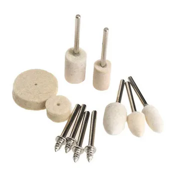 

Cleaning Polishing Pads Wheel Wool Iron Buffing Waxing Rotary Tool White Replacement