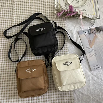 

Classic small black bag ins skateboard bag ulzzang Street racket tukudi messenger bag men's and women's shoulder bag