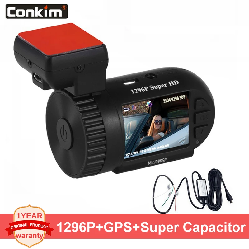 Автомобильная камера Conkim Full HD 1296P видеорегистратор ADAS LDWS Pro конденсатор
