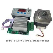 Placa de controle do motorista do motor deslizante e 8mm 6.3mm 57 reversão do motor deslizante/regulação de pulso/velocidade/módulo/exibição de velocidade