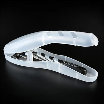 

Men Razor Box Shaving Machine Accessories Storage Travel Portable Trimmer Box Case For Razors (Not Include) Accessories