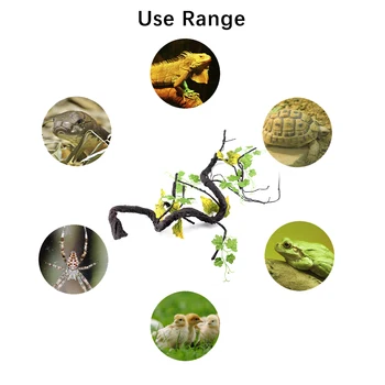 

WF-2 Reptile Pets Flexible Climbing Habitat Vine for Lizards Frogs Snakes Reptiles Pet Supplies Reptiles Terrarium Decoration