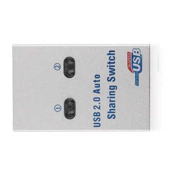 

USB 2.0 Auto Sharing Switch Hub Selector Switcher Part For Printer Scanner Newly