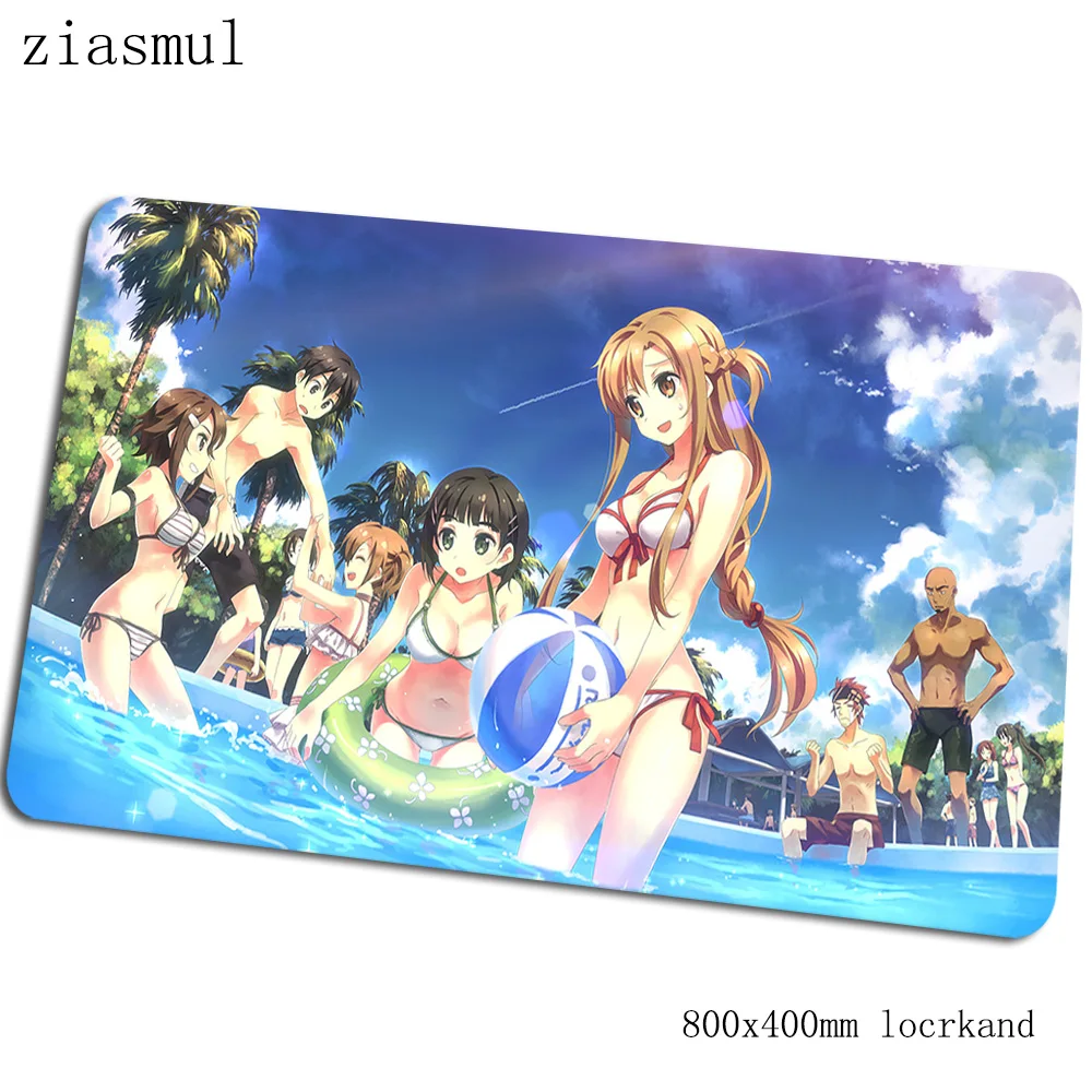 Sao коврик для мыши 800x400x3 мм коврики на день рождения компьютерный Коврик Для Мыши игровые аксессуары гелевые большие игровые коврики и чехлы игры pc gamer - Цвет: Size 800x400x3mm