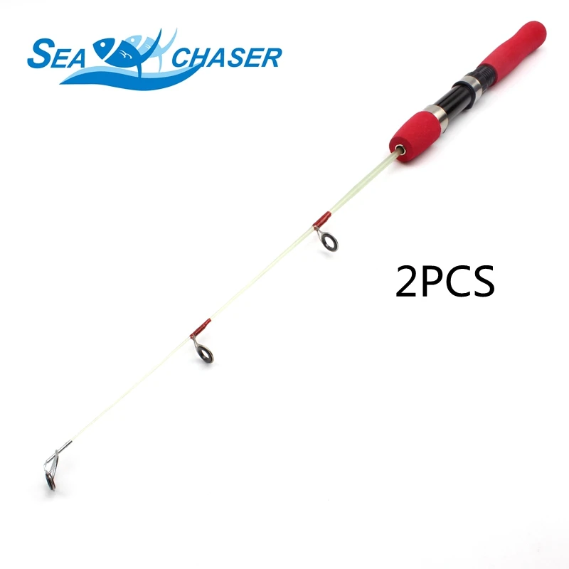 Новинка 2 шт. ультра-светильник для зимней рыбалки полюс 60 см 56 г удочка