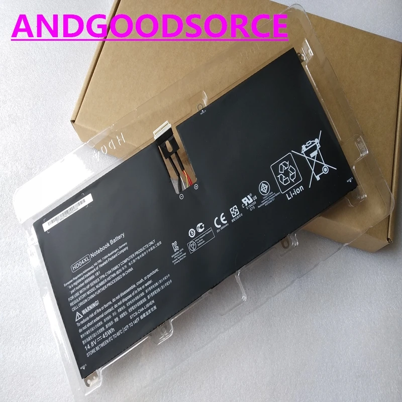 Новый оригинальный аккумулятор HD04XL для ноутбука Hp Envy Spectre XT 13-b000 2000eg 2001TU 2120tu 2021tu