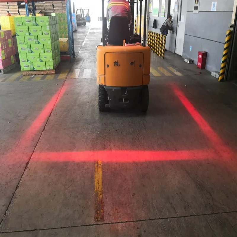 

10W Danger Zone Lights in Blue or Red / Visual Safety Warning Lights / DC10-80V Wide Range Input / Compact Aluminum Body