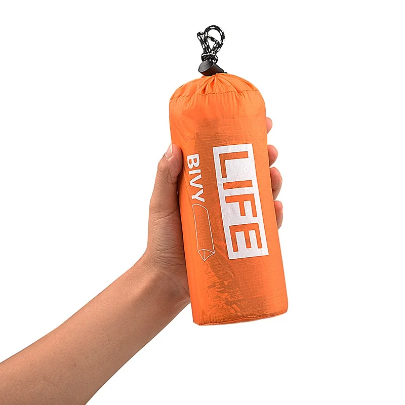 2/3 pcs Outdoor Emergency Sleeping Bag Thermal Keep Warm Waterproof Mylar First Aid Emergency Blanket Camping Survival Gear