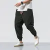 New Men‘s Jogging Pants Streetwear Loose Casual Cotton Linen Trouser Man Harem Pants Harajuku Oversized Men Sweatpants 5XL 1