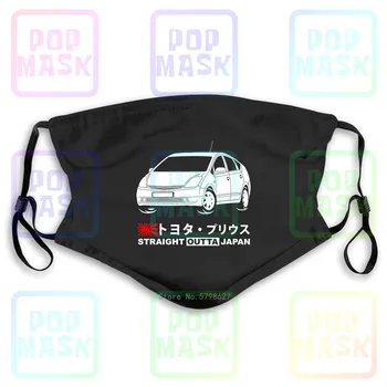 

G Toyota Prius Nhw20 Washable Reusable Mask with 2Pcs PM2.5 Filters 5 Layers