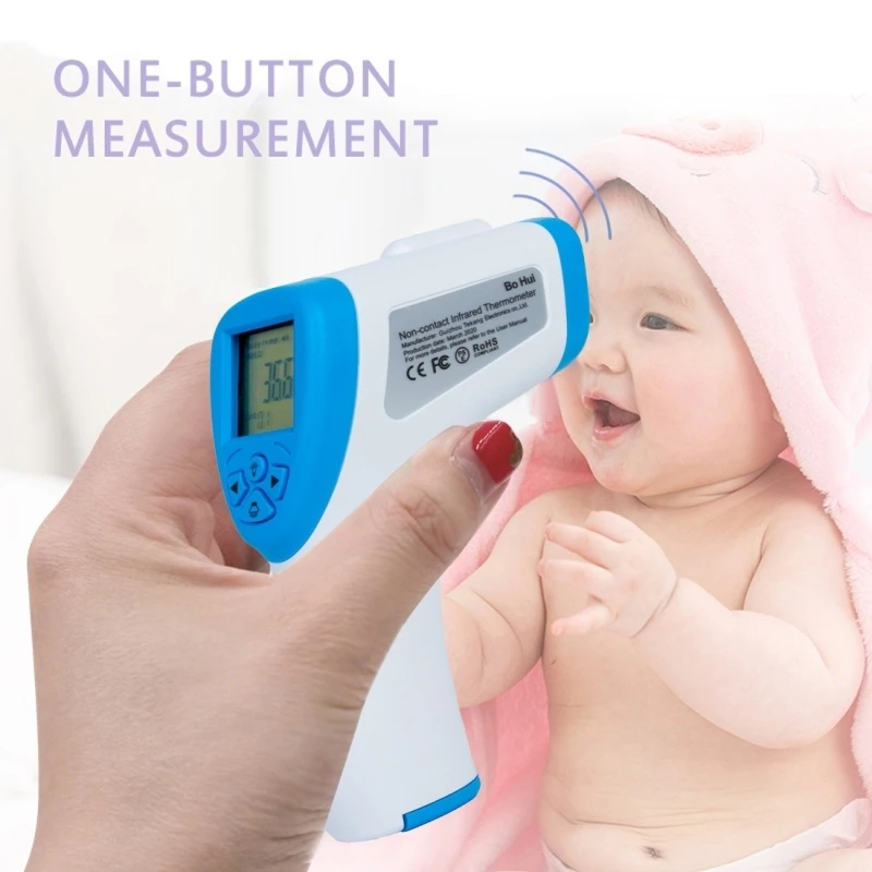 Bo Hui T168 Non Contact Infrared Forehead Body Thermometer Thermal Sc