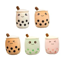 

25cm Bubble Tea Plush Toy Kawaii Room Decor Stuffed Cute Plush Milk Tea Boba Cup Plushie Soft Cushion Birthday Gift Juguetes