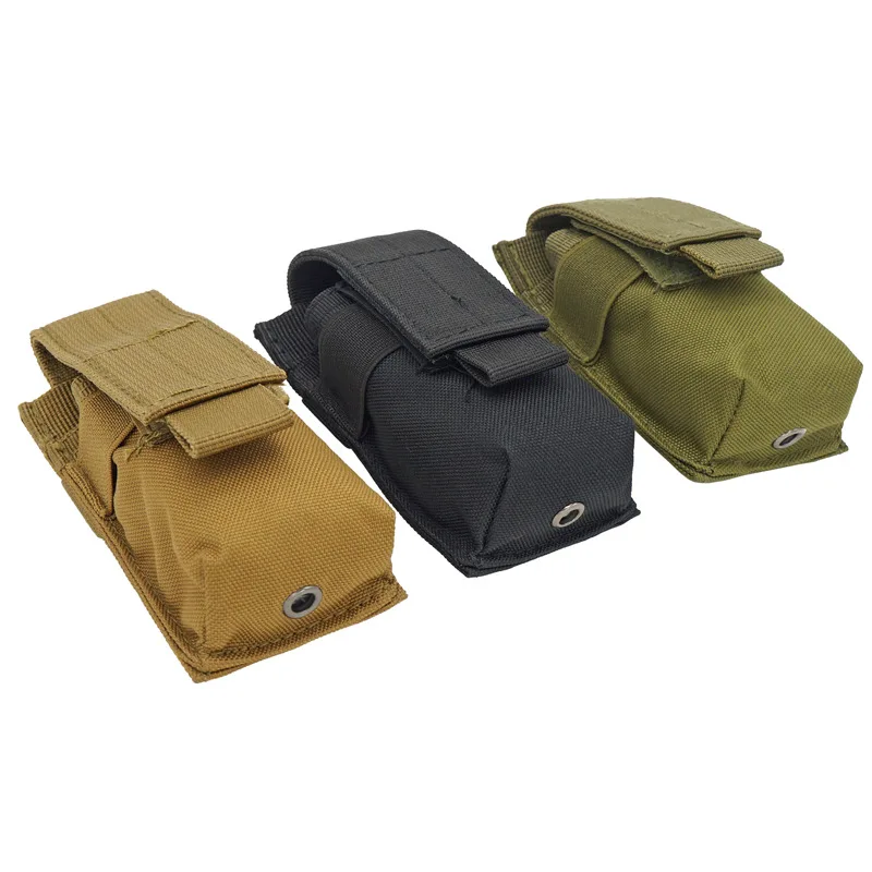 

Tactical M5 Flashlight Pouch Molle Torch Holster Case Single Pistol Magazine Pouch Outdoor Hunting Tools Knife Light Bag