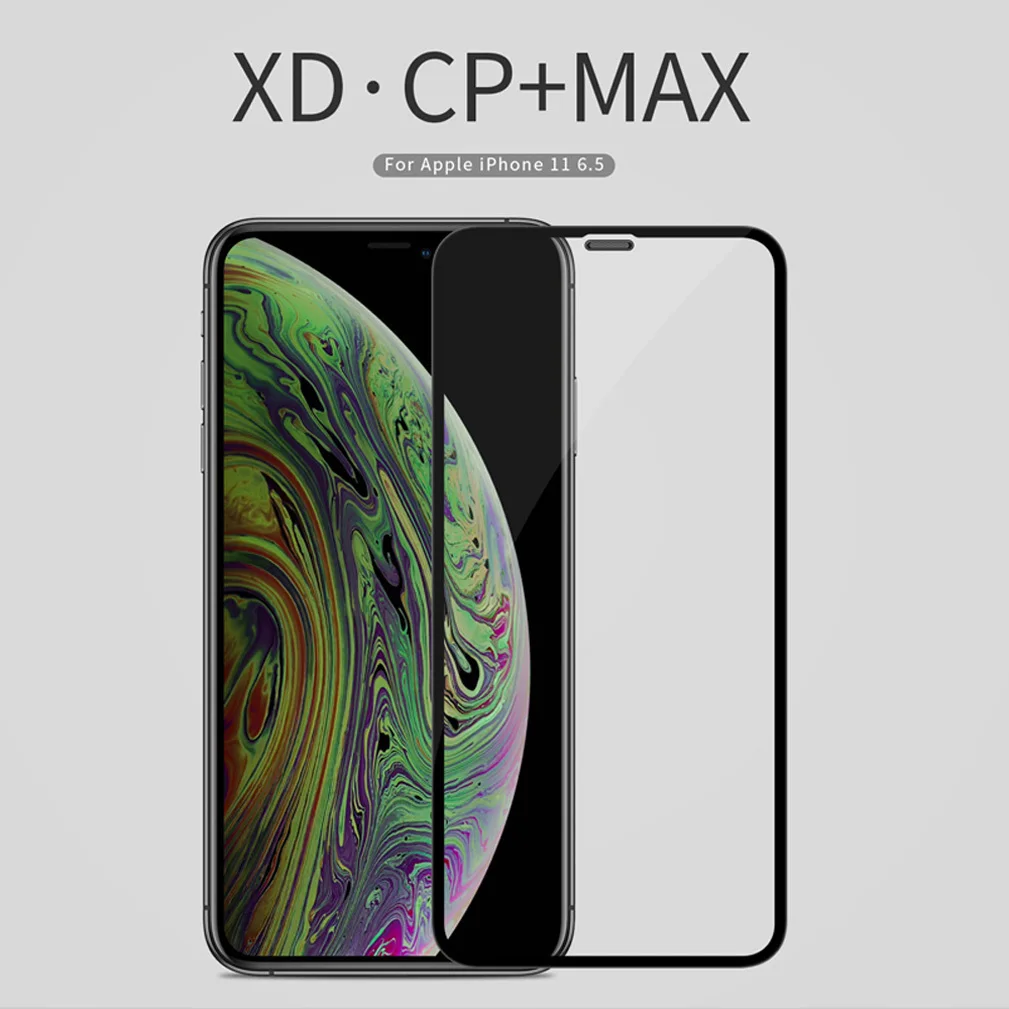 Для iPhone 11 Pro Max протектор экрана Nillkin XD CP+ MAX полное покрытие защитное стекло для iPhone 11 Pro Закаленное стекло пленка