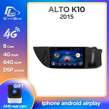 

Prelingcar Android 10.0 For SUZUKI ALTO K10 2015 Car Radio Multimedia Video Player GPS Navigation NO DVD 2 Din Octa-Core DSP IPS