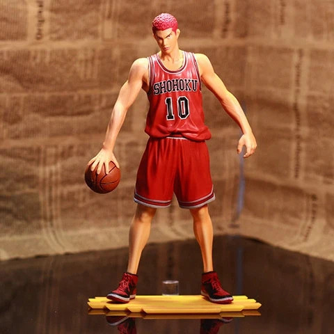 SLAM DUNK Figure Hanamichi Sakuragi Shohoku Basketball Club Rukawa Kaede 25CM PVC Action Doll Toys | Игрушки и хобби