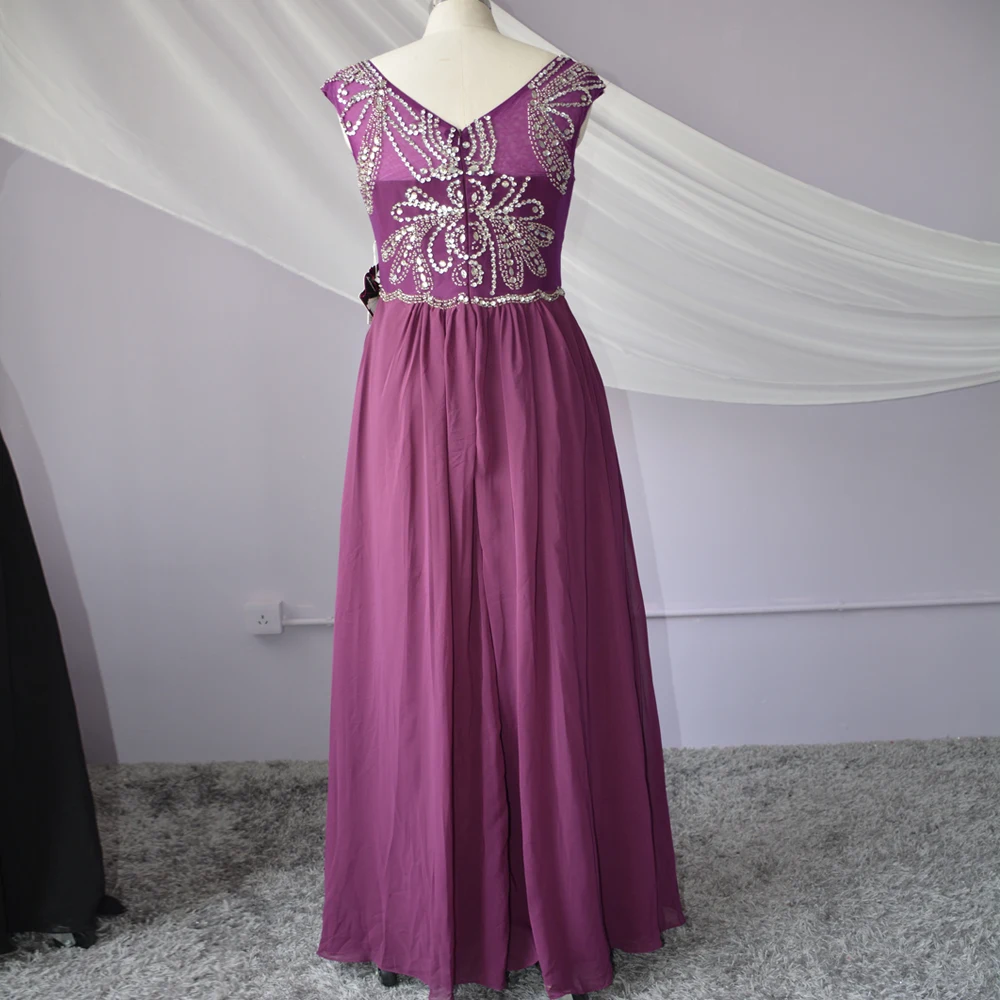 Vestidos de gala платья для выпускного вечера с кристаллами и бисером длинные дешевые вечерние платья vestido de festa платье для выпускного вечера robe de soiree - Цвет: buttterfly style