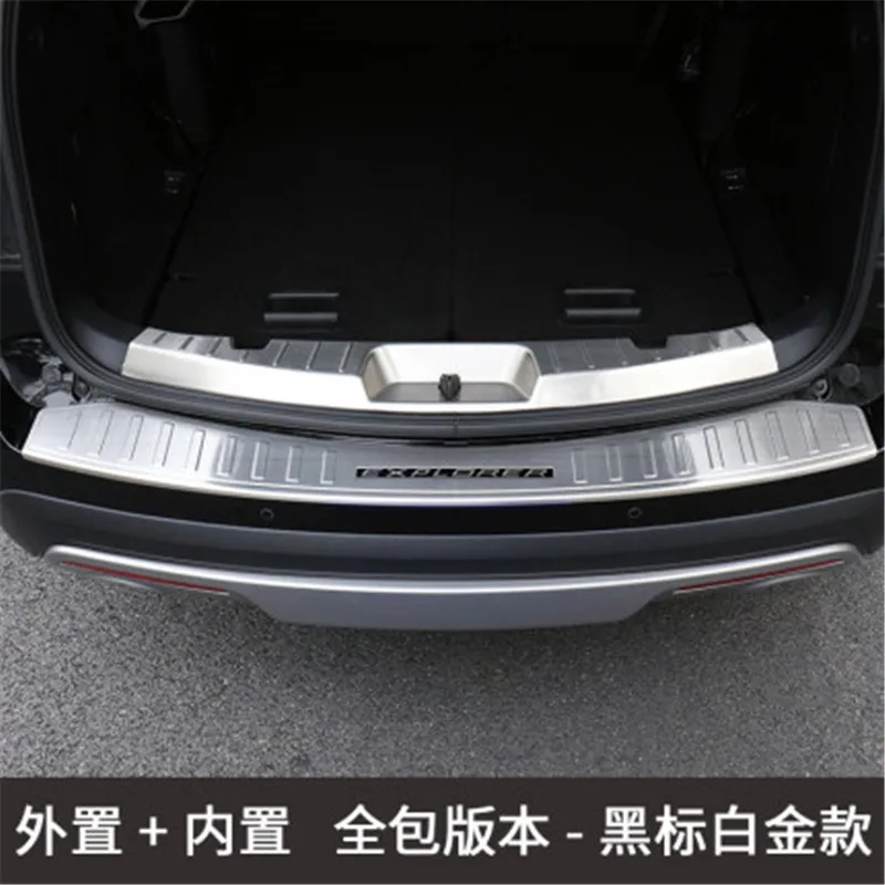

High Quality Stainless Steel Rear Windowsill Panel,rear Bumper Protector Sill For Ford Explorer 2016-2020 Car-styling