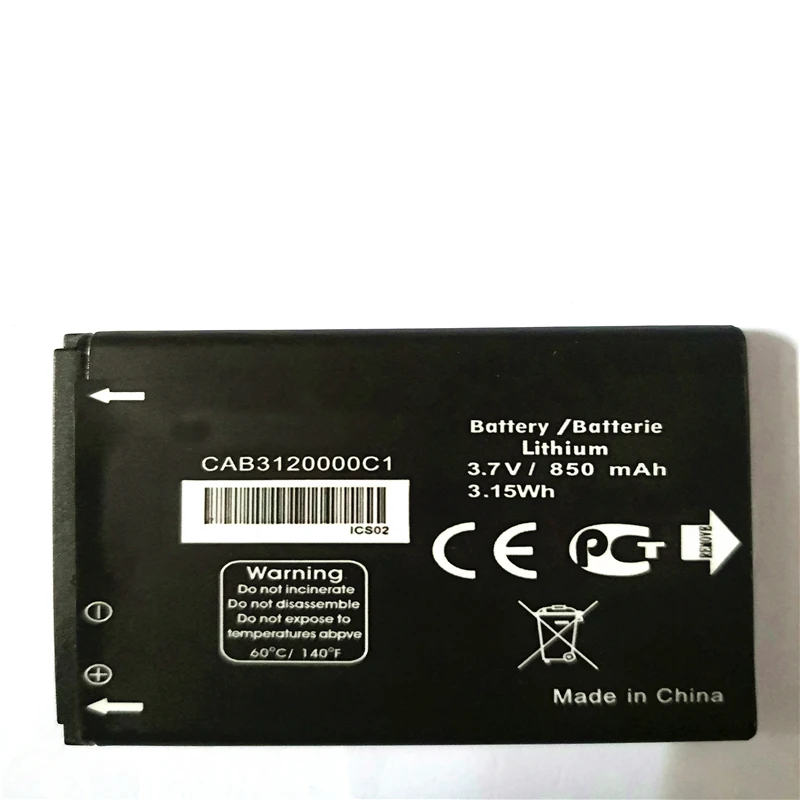 CAB3120000C1 батарея для CAB3122001C1 сотовый телефон Alcatel One Touch 385 510 602 710 710A 710D 768 806 807 810 810D