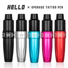 Ambition Татуировка ручка машина бесщеточный мотор Профессиональный алюминиевый сплав Татуировка ручка Перманентный макияж ручка для бровей