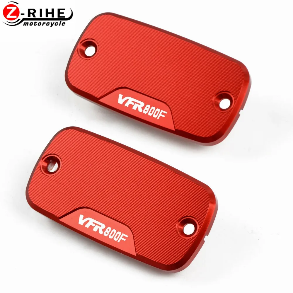 

For Honda VFR 800F VFR800 F 1 Pair Motorcycle Fluid Tank Cap Power Part Front Brake Reservoir CNC Aluminum Cover