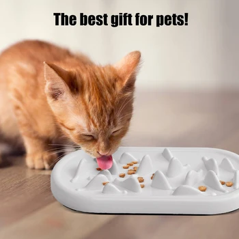 

Pet Dog Feeding Mat Cat Food Cat Bowl Pet Fun Interactive non-slip Slow Feeder Dog Cat Bowl