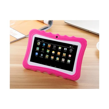 

Q728 Quad Core 7inch Tablets PC WIFI Educational Learning Computer for Children Kids Android 4.4 with Silicone Case Orange