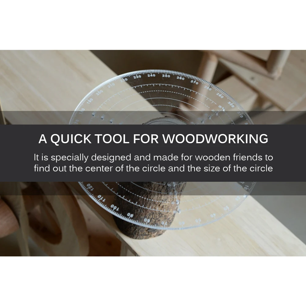 Маркировка центр Finder инструмент деревообрабатывающий Компас для Woodturners чаши токарный станок четкий Рисунок круги акрил см/20 см/30 см