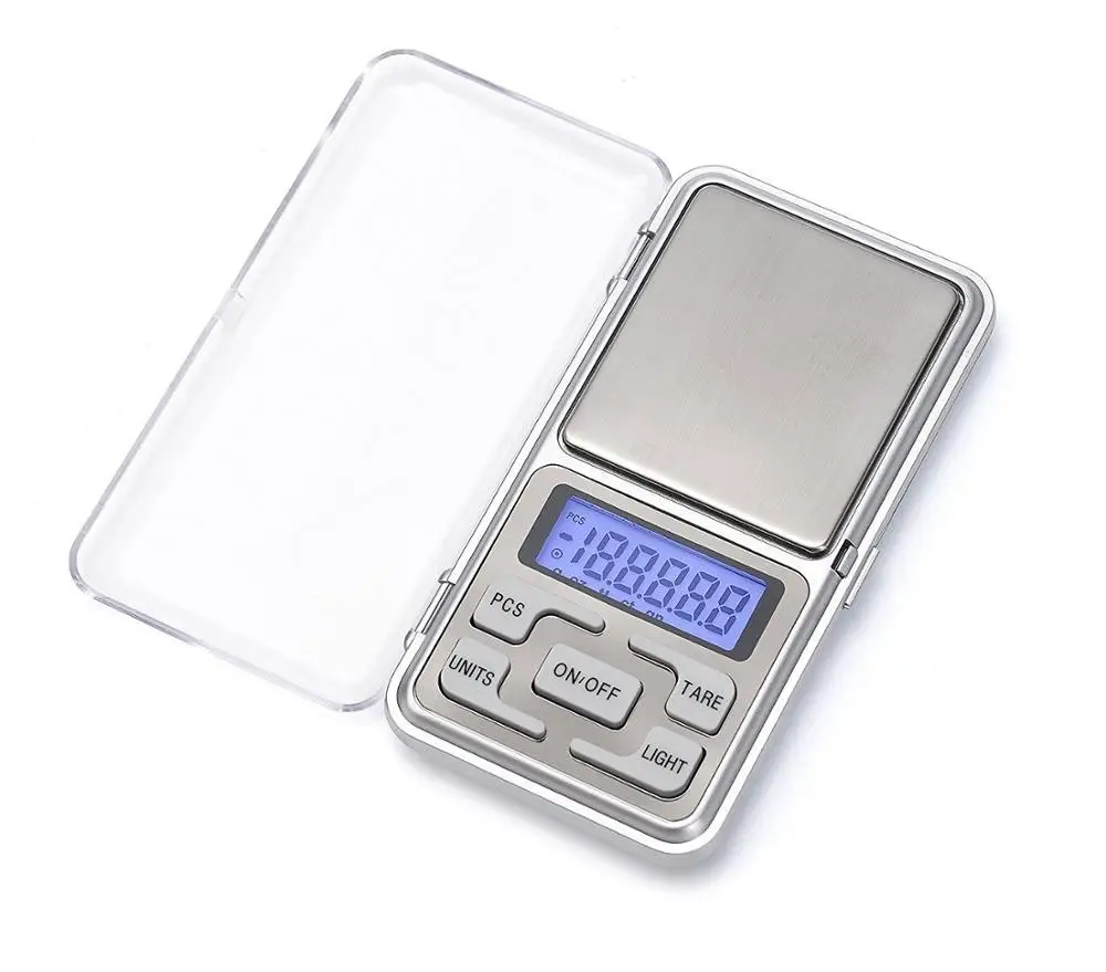 

Digital Food Pocket Scale Grams - WOWOHE Accuracy 0.01g Capacity 500g Portable Small Mini Kitchen Scale for Jewelry Coffee Tea