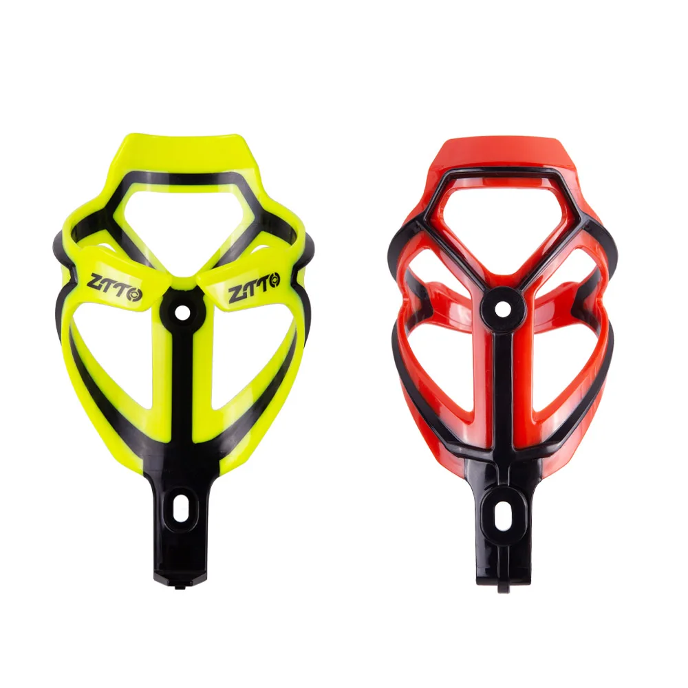 ZTTO MTB Road Two-Color Bike Water Bottle Cage Plastic Bicycle Bracket Ultralight Cycling Cup Bottles Holder Less than 75g