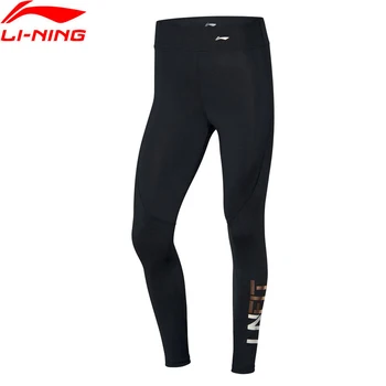 

Li-Ning Women Training Layer Pants High-rise Tight Fit 80% Polyester 20% Spandex li ning LiNing Sports Tights AULQ014 WKY274