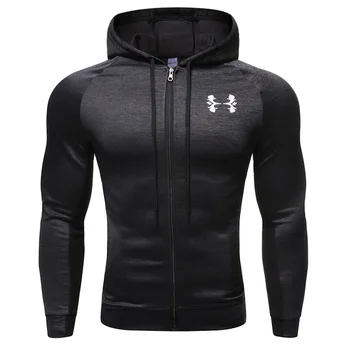 

Gym Running Jacket Men Fitness Sport Jacket Coats Men Sweatshirt Hoodie Coats Sportwear Long Sleeve Zipper Hoody Male Sweatshirt