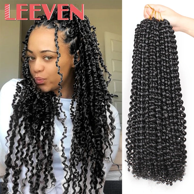  7 Packs Senegalese Twist Crochet Hair for black women 22 Inch  Crochet Braids For Black Women Omber Braiding Hair 30 Stands/Pack Small  Crochet Hair Hot Water Setting(1B/Grey)… : Beauty 
