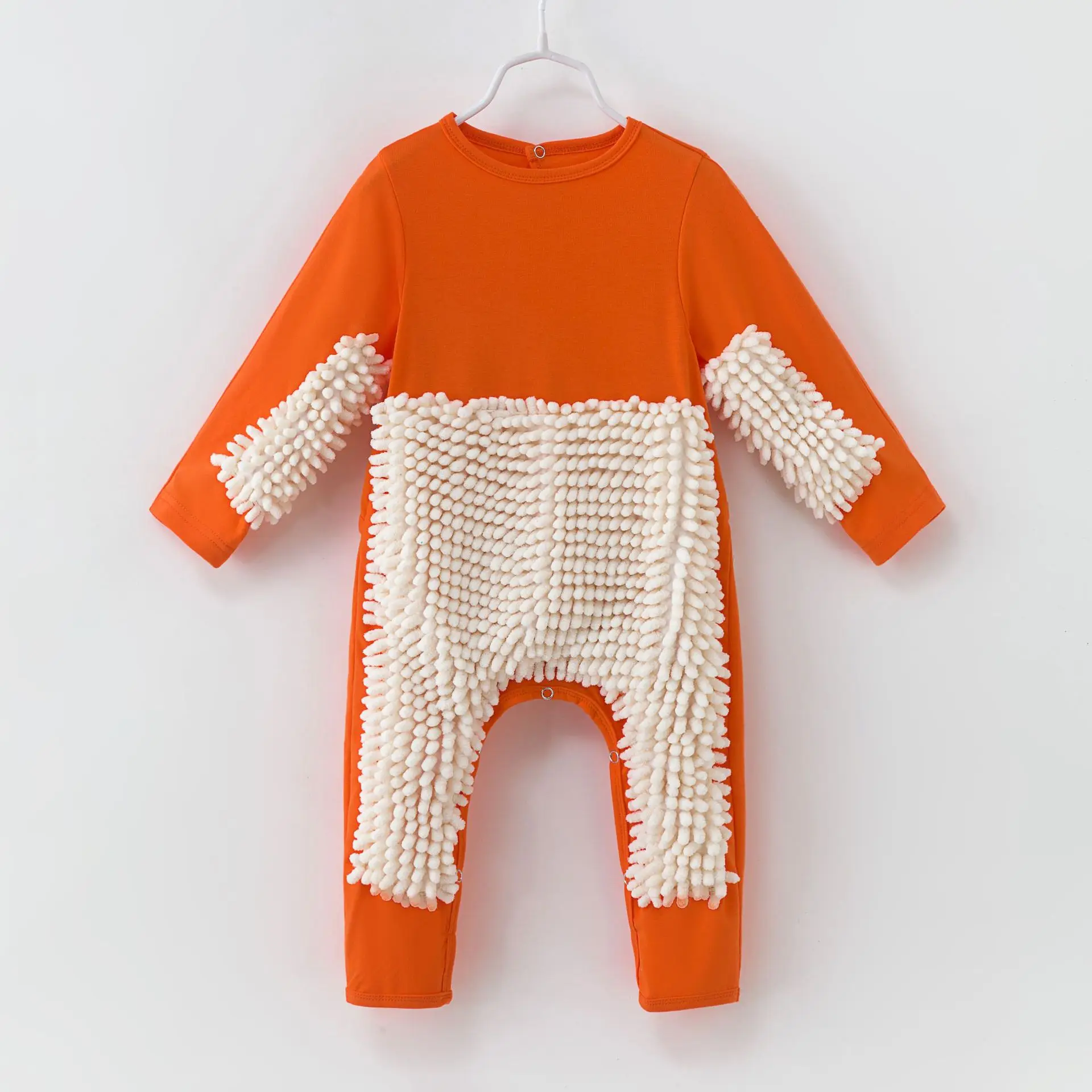 

2019 New Style Childrenswear BABY'S Romper Infants Clothing Mop Service Jumpsuit Europe And America Hot Selling Onesie