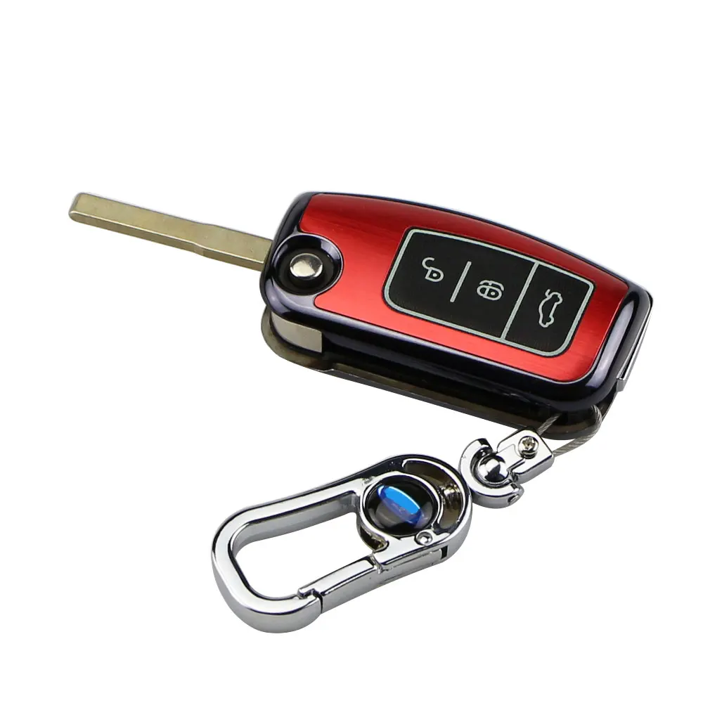 Daefar автомобильный чехол для ключей для Ford Fiesta Focus 2 MK2 Ecosport Escape Key Мягкий ТПУ PC защитный чехол для ключей