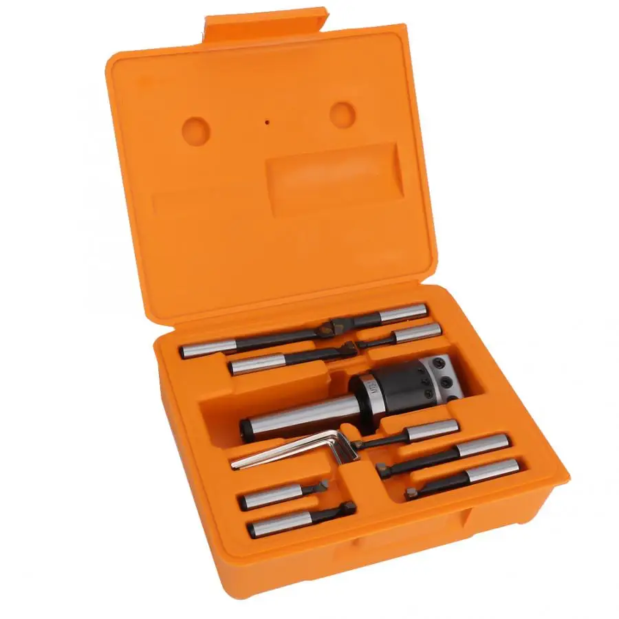 

Boring Blade Hex Wrench High Hardness Carbon Steel F1 Boring Top 1-1/2-18UNF Tail Thread M12 MT3 Shank Tail Thread