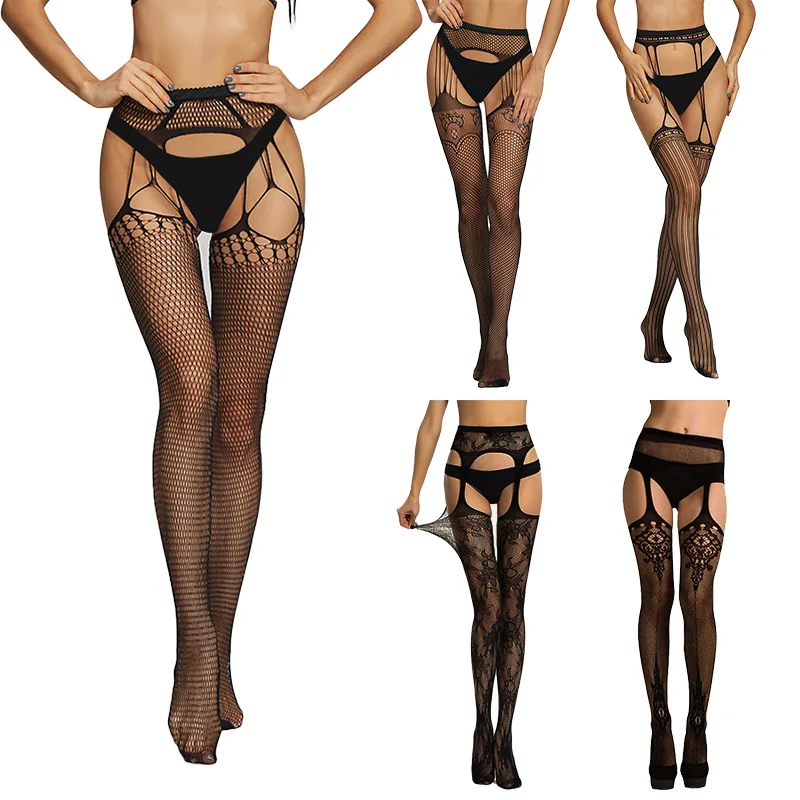 Summer Lady Fashion Sexy Women Stylist Fashion Lace Top Tights Thigh High Stockings Fishnet Nightclubs Pantyhose Over Knee Socks