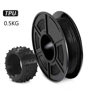 

TPU 0.5KG 1.75MM 3D Printer Filament Tpu Flexible Plastic Tolerance-/+ 0.02mm High Resilience DIY TPU Case Material