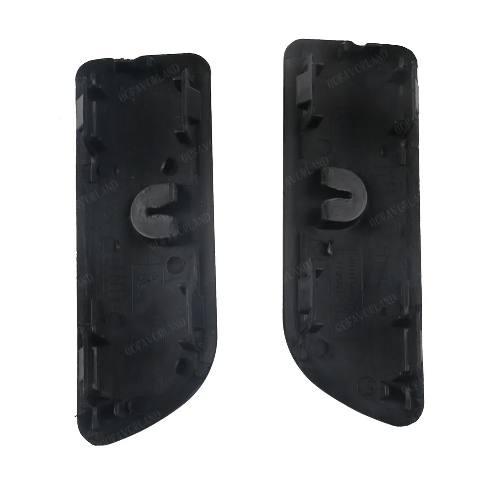 Left Right Pair Front Bumper Tow Hook Cover Unpainted 51117116671 51117116672 For BMW E53 X5 3.0i 4.4i 2004 2005 2006