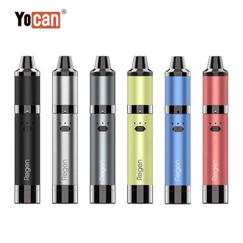 

Original Yocan Regen Kit 1100mAh battery Electronic Cigarettes Vaporizer Kit QTC QDC coil Vape Pen Kit pod System e Cigarettes